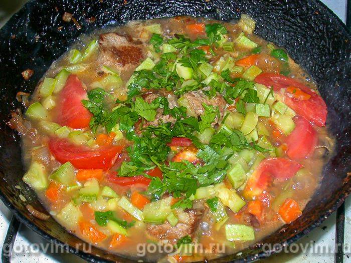 Рагу з баранини з овочами